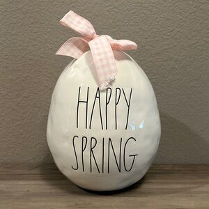 New! Rae Dunn Happy Spring Egg Decor
